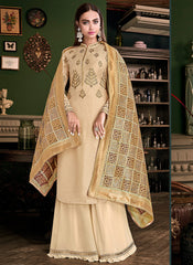Silk Palazzos Pant Suit