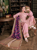 Silk Palazzos Pant Suit
