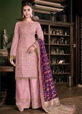 Silk Palazzos Pant Suit