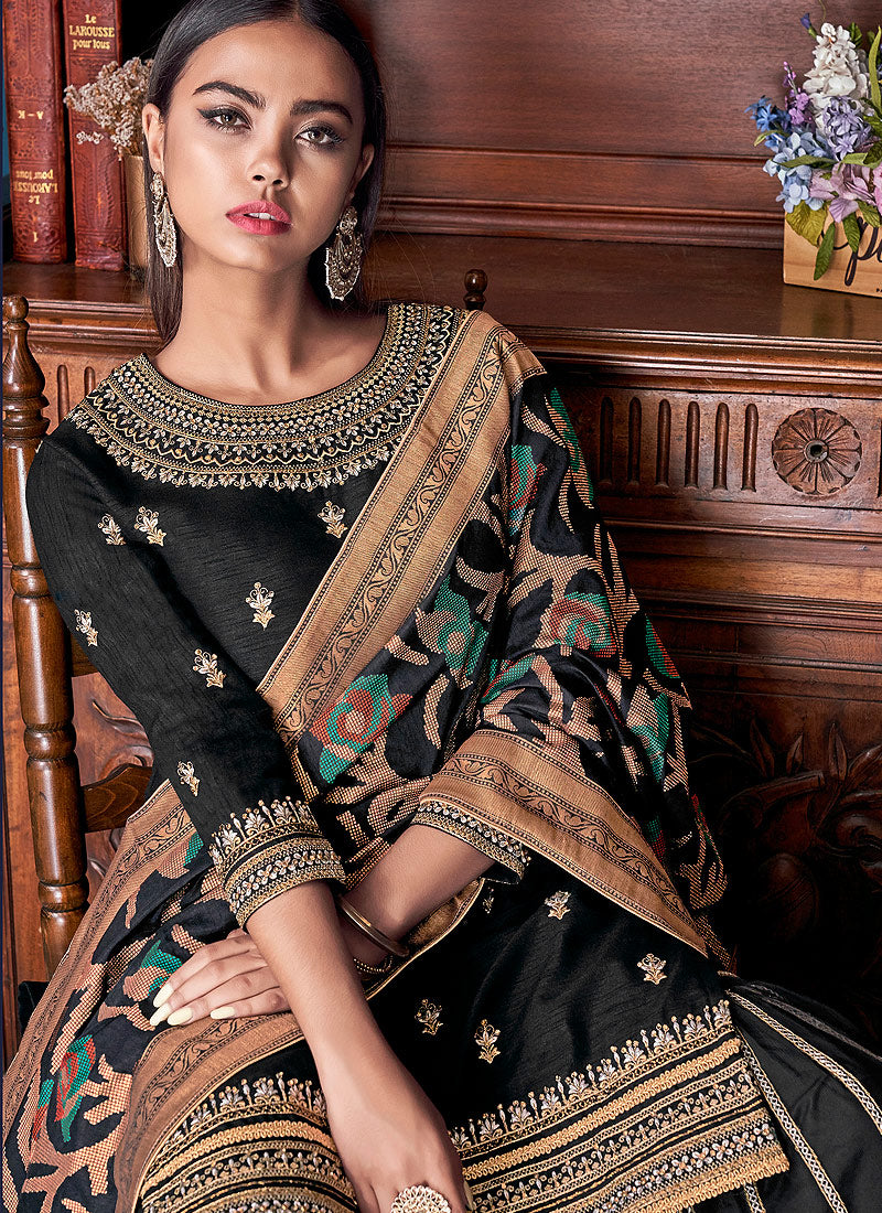 Silk Palazzo Pant Suit