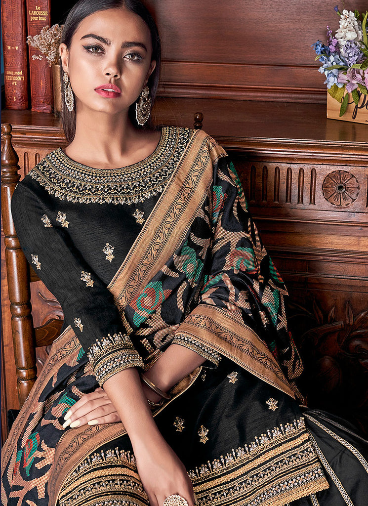 Silk Palazzo Pant Suit