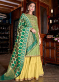 Silk Palazzos Pant Suit