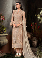 Embroidered Pakistani Pant Suit