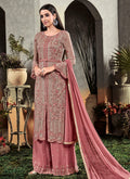 Embroidered Palazzo Suit