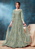 Embroidered Casual Anarkali Suit