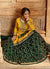 Yellow And Green Dual Bottom Lehenga/Pant Kurti Set