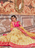 Yellow Tones With Pink Contrast Traditional Lehenga Choli Set