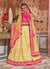 Yellow Tones With Pink Contrast Traditional Lehenga Choli Set