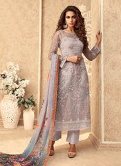 Off White Pakistani Salwar Kameez