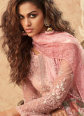 Pakistani Suits - Baby Pink Pakistani Salwar Kameez