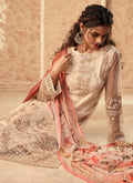 Pakistani Suits - Beige Pakistani Salwar Kameez Suit